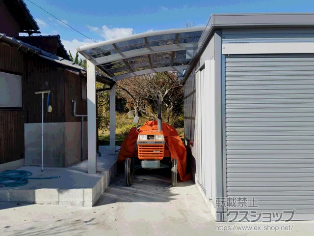 福岡県高松市のYKKAPのカーポート レイナポートグラン　積雪〜20cm対応 施工例