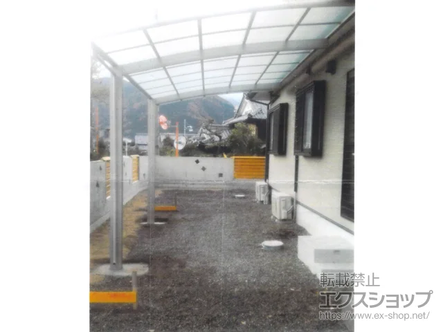 愛媛県富津市のLIXIL リクシル（トステム）のカーポート レイナポートグラン　積雪〜20cm対応 施工例