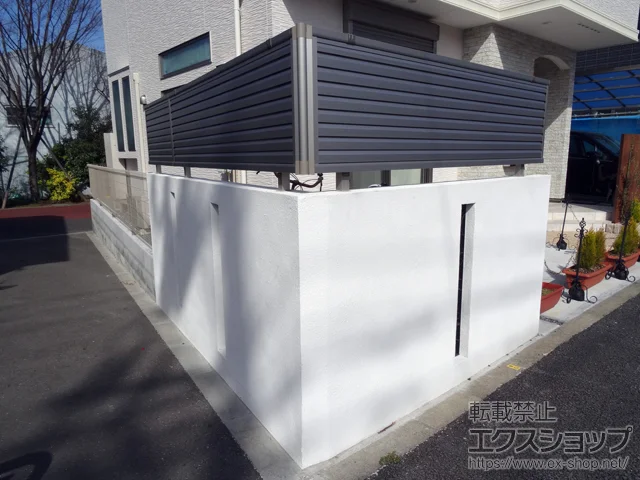 東京都足立区のLIXIL(リクシル)のカーポート ネスカR (ラウンドスタイル) 積雪〜20cm対応 施工例