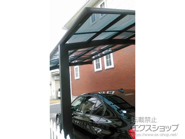 神奈川県川崎市のLIXIL リクシル（トステム）のカーポート プレシオスポート 積雪〜20cm対応 施工例