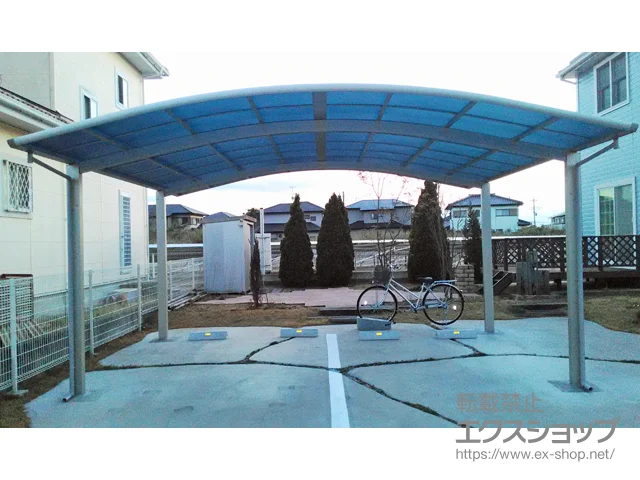 茨城県流山市のYKKAPのカーポート レイナツインポートグラン　積雪〜20cm対応 施工例