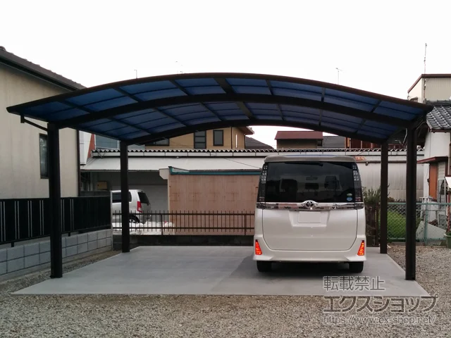 静岡県静岡市のValue Selectのカーポート プレシオスポート ワイド 積雪〜20cm対応 施工例