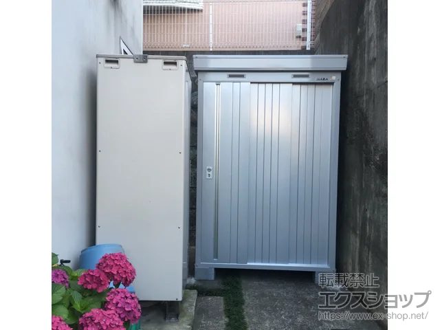 神奈川県川西市のタクボの物置・収納・屋外倉庫 ネクスタ 一般型 1370×1370×2020 NXN-20CS-FS 施工例