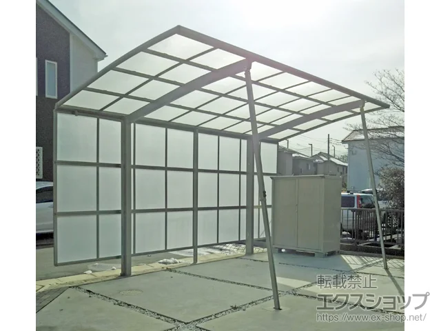 東京都熊本市のValue Selectのカーポート ネスカR (ラウンドスタイル) 積雪〜20cm対応 施工例