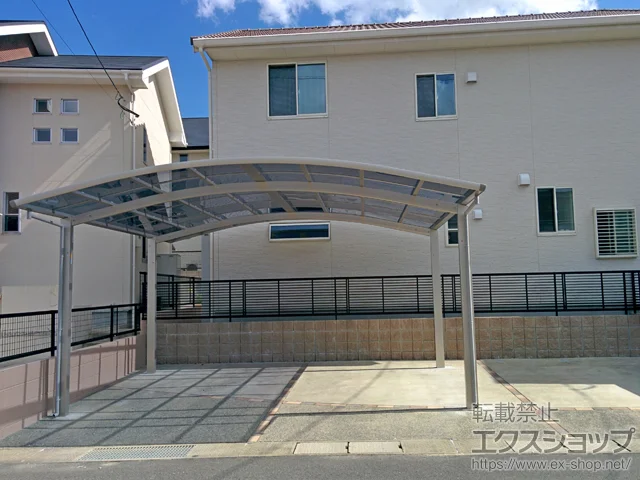 長崎県市原市ののカーゲート、カーポート レイナツインポートグラン 施工例