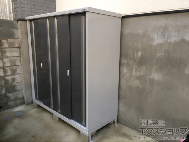神奈川県新宿区のヨドコウの物置・収納・屋外倉庫 シンプリー 一般型 (MJX-197E-P-PG) 施工例