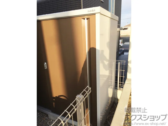 愛知県名古屋市のイナバの物置・収納・屋外倉庫 シンプリー 一般型 1740×905×1603 MJX-179D-P-TB 施工例