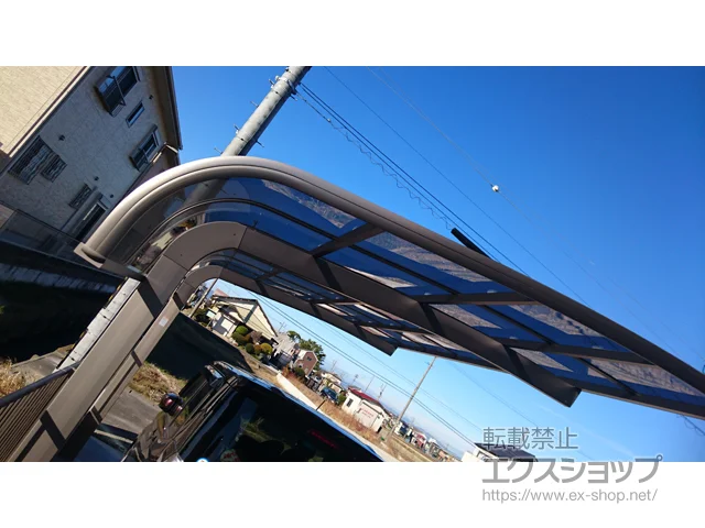 愛知県大牟田市のYKKAPのカーポート テールポートシグマIII 積雪〜20cm対応 施工例