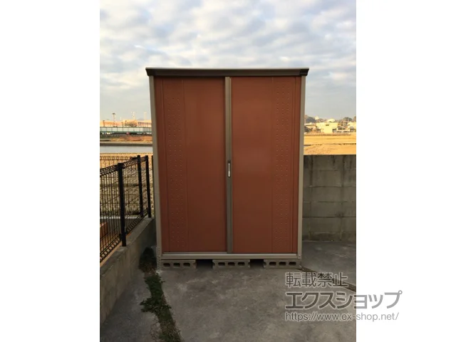 香川県防府市のイナバの物置・収納・屋外倉庫 グランプレステージジャンプ 1488×750×1900 GP-157A-T-TR 施工例