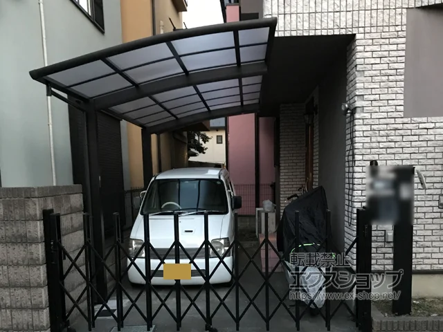 東京都津久見市のYKKAPのカーポート レイナポートグラン　積雪〜20cm対応 施工例