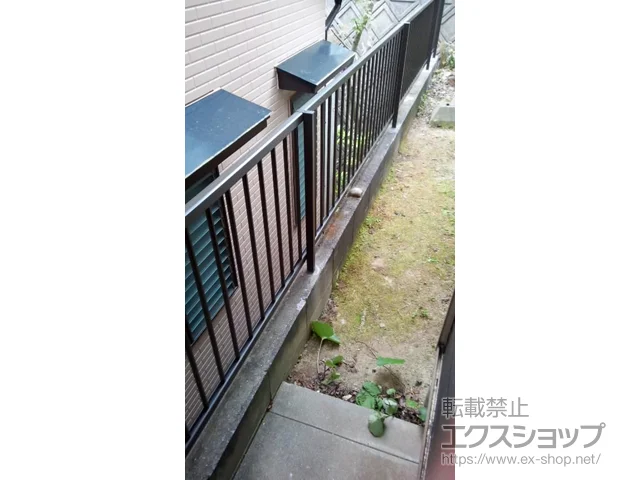 兵庫県神戸市のLIXIL リクシル(TOEX)のフェンス・柵 ハイサモア フリーポールタイプ 施工例