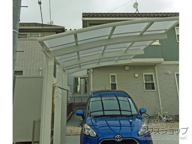 宮城県周南市のYKKAPのカーポート レイナポートグラン50 積雪〜50cm対応 施工例