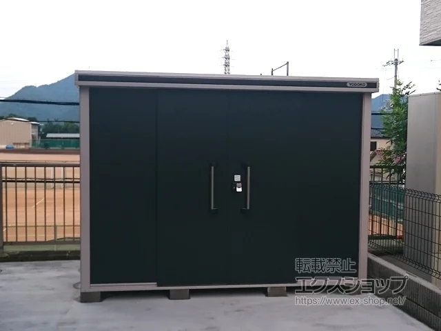 兵庫県郡山市のタクボの物置・収納・屋外倉庫 エルモ 一般型 2920×2220×2117 LMD-2922-SM 施工例