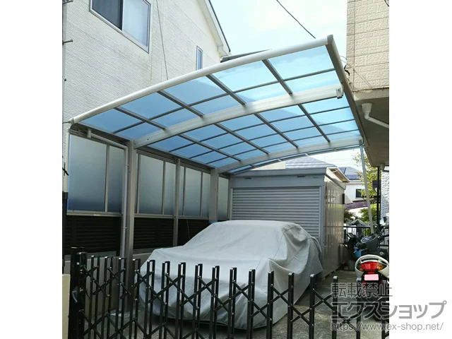 神奈川県入間市のYKKAPのカーポート レイナポートグラン　積雪〜20cm対応 施工例