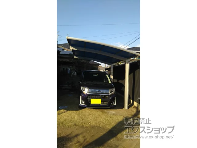 熊本県稲沢市のYKKAPのカーポート レイナポートグラン　積雪〜20cm対応 施工例
