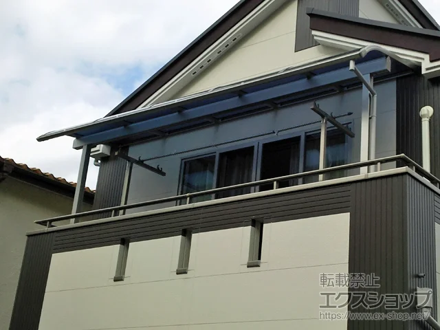 東京都神戸市のYKKAPのバルコニー・ベランダ屋根 ヴェクターテラス R型 屋根タイプ 単体 積雪〜20cm対応 施工例