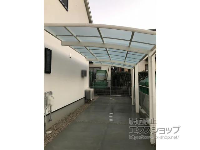 福岡県長崎市のYKKAPのカーポート レイナポートグラン 延長　積雪〜20cm対応 施工例