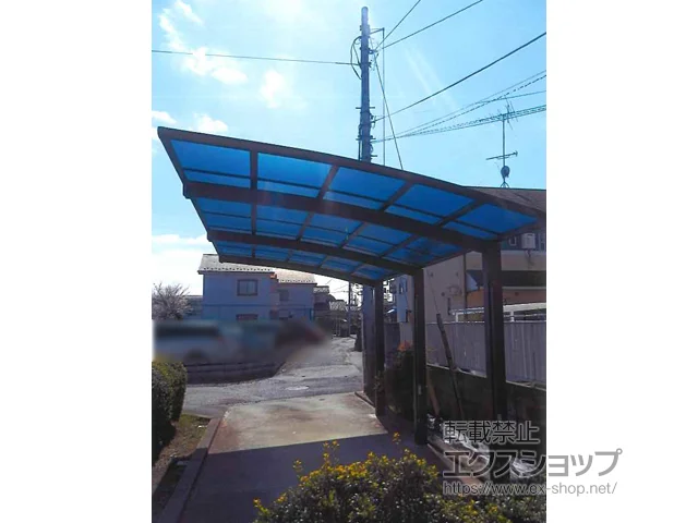 東京都伊勢崎市のLIXIL リクシル（トステム）のカーポート レイナポートグランZ　積雪〜20cm対応 施工例