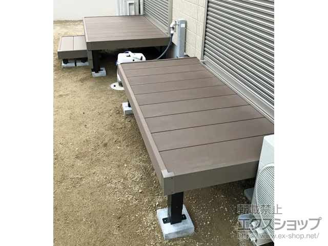 兵庫県羽咋市ののフェンス・柵、ウッドデッキ リウッドデッキ 200 施工例