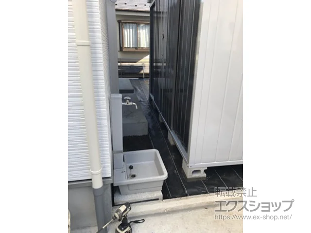 東京都福山市のヨドコウの物置・収納・屋外倉庫 ネクスタ 一般型 3050×950×2020（NXN-29S） NXN-29S-PG 施工例