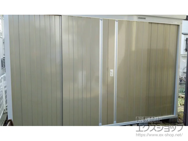 神奈川県杉並区のヨドコウの物置・収納・屋外倉庫 ネクスタ 一般型 3050×1370×2020 NXN-45S-MB 施工例