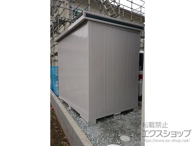 福島県東久留米市のヨドコウの物置・収納・屋外倉庫 エルモ 一般型 2220×1520×2120 LMD-2215-SM 施工例