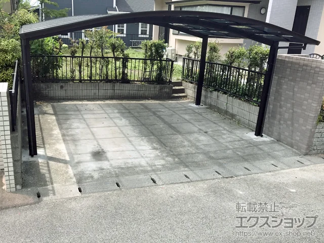 大分県横浜市中区のLIXIL リクシル（トステム）のカーポート レイナツインポートグラン　積雪〜20cm対応 施工例