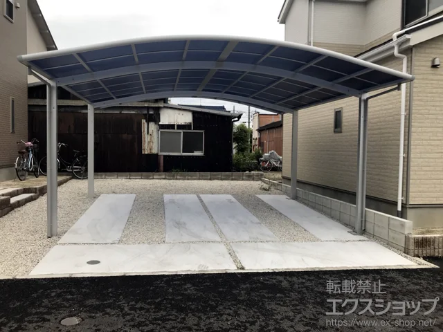 愛知県堺市西区のLIXIL リクシル（トステム）のカーポート レイナツインポートグラン　積雪〜20cm対応 施工例
