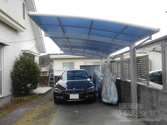 高知県香南市のYKKAPのカーポート レイナポートグラン 延長　積雪〜20cm対応 施工例