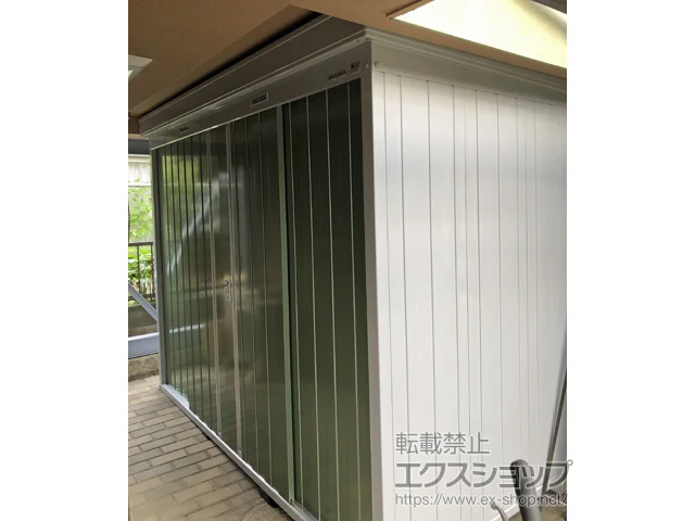 東京都鳩山町のイナバの物置・収納・屋外倉庫 ネクスタ 一般型 2630×1370×2020（NXN-36S） NXN-36S-OG 施工例