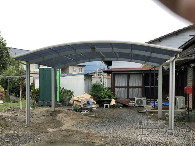 愛媛県新居浜市のValue Selectのフェンス・柵、カーポート プレシオスポート ワイド 積雪〜20cm対応 施工例