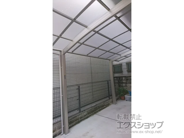 京都府宮崎市のYKKAPのカーポート プレシオスポート 積雪〜20cm対応 施工例