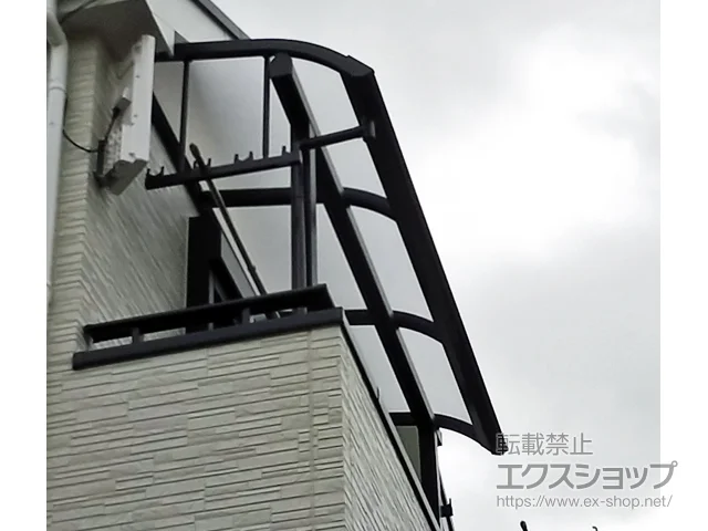 東京都多賀城市のValue Selectのバルコニー・ベランダ屋根 プレシオステラスII R型 屋根タイプ 単体 積雪〜20cm対応 施工例