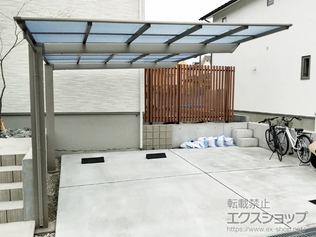 兵庫県神戸市のValue Selectのフェンス・柵、カーポート ソリッドポート 積雪〜20cm対応 施工例