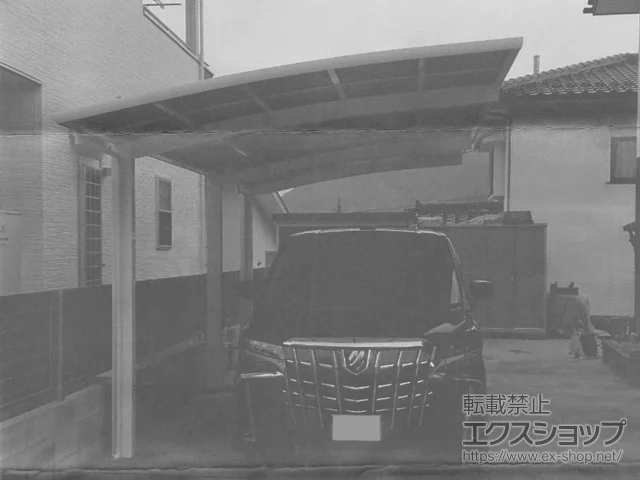 広島県御前崎市のYKKAPのカーポート レイナポートグラン 延長　積雪〜20cm対応 施工例