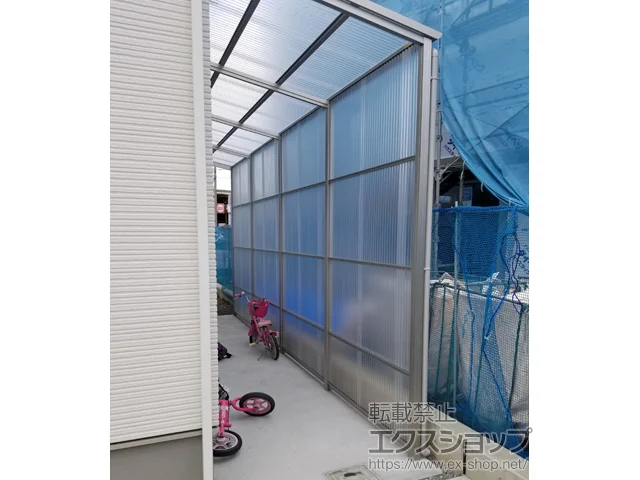 鳥取県米子市のYKKAPストックヤード施工例(ストックヤードII 両側ドア