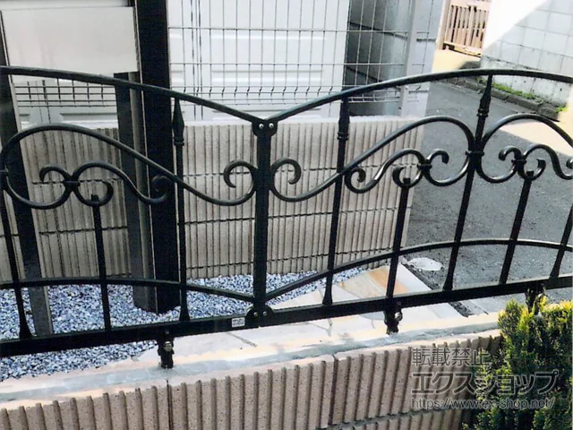東京都長野市のYKKAPのフェンス・柵 コラゾン3型フェンス フリーポールタイプ 施工例