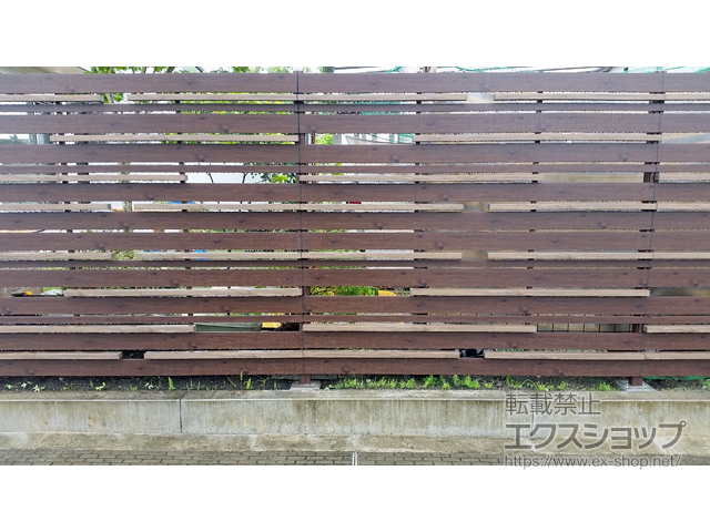 栃木県宇都宮市のタカショーフェンス・柵施工例(エバーアートウッド