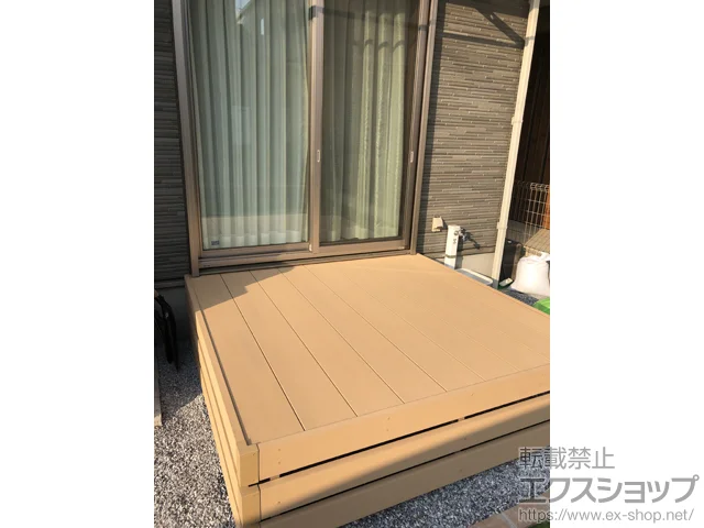 東京都八王子市のValue Selectのウッドデッキ リウッドデッキ 200＋ 床下囲い（3面*3段） 施工例