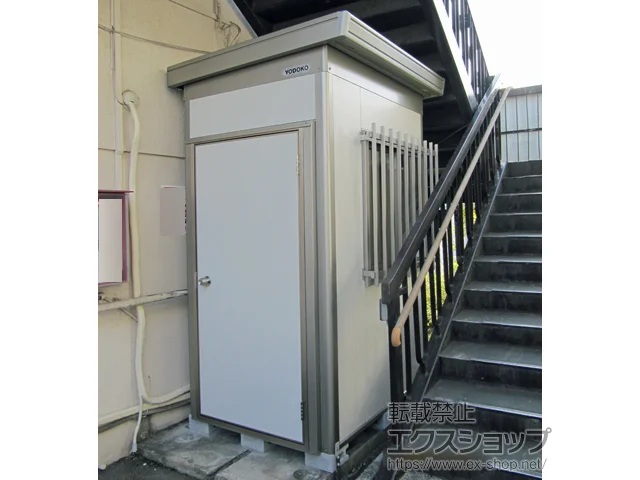 神奈川県神戸市のヨドコウの物置・収納・屋外倉庫 ヨド蔵MD 合板床タイプ 一般型（DZB-1511HW） DZB-1511HW-SG 施工例