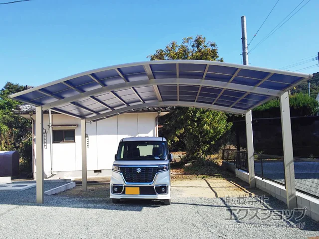 熊本県横浜市のLIXIL(リクシル)のカーポート レイナツインポートグラン　積雪〜20cm対応 施工例