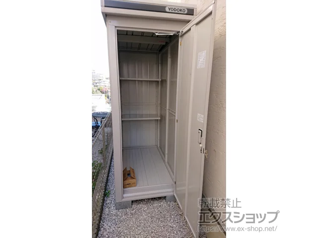 神奈川県柏市のタクボの物置・収納・屋外倉庫 エルモ 一般型 820×1520×2120 LMD-0815-CB 施工例