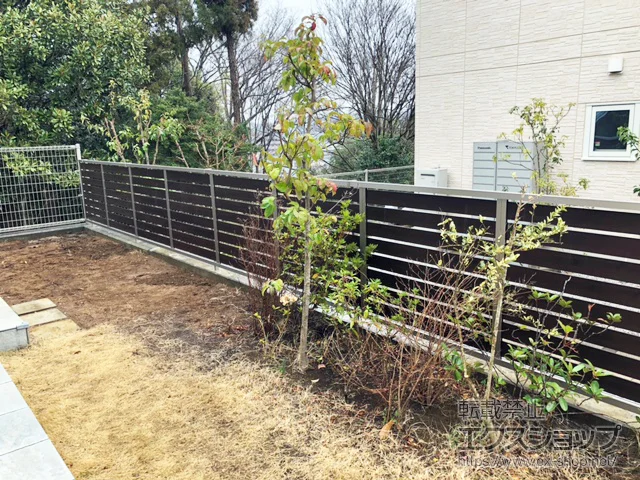 東京都八王子市のValue Selectのフェンス・柵 モクハイフェンス・自由柱施工 施工例