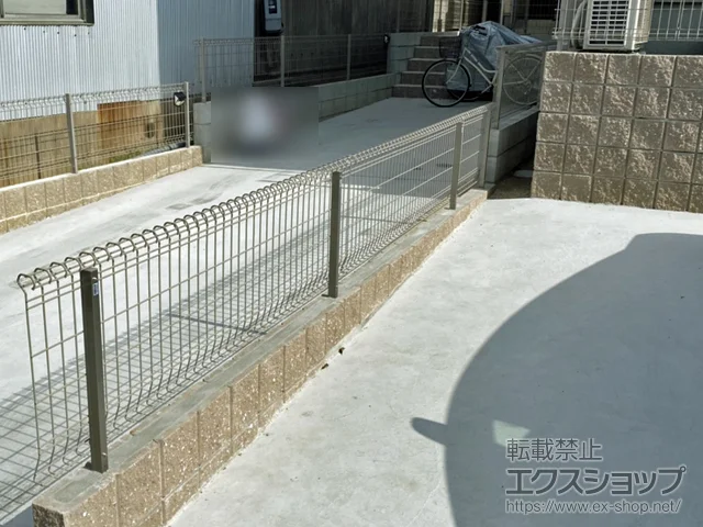 愛知県横浜市のValue Selectのフェンス・柵 ニュー・プロメッシュ 1F型（自由支柱タイプ） 施工例