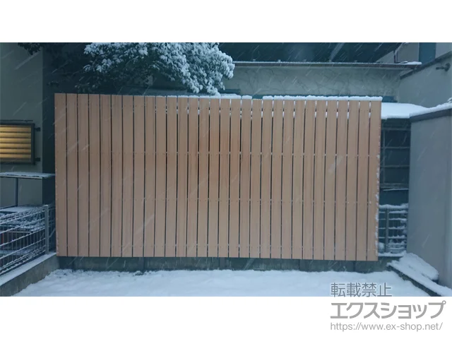 東京都調布市のFandFのフェンス・柵 タテイタスタイル 120サイズ（隙間10mm）高尺タイプ 施工例