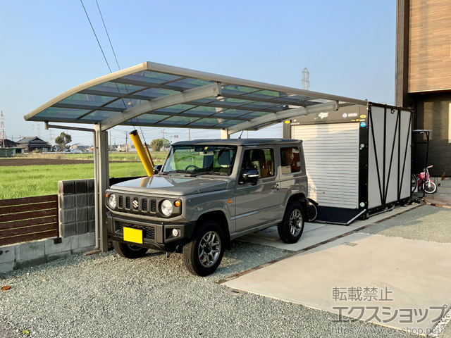 福岡県三潴郡大木町ののカーポート プレシオスポート 積雪〜20cm対応 施工例