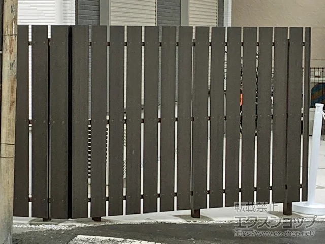 埼玉県川口市のFandFのフェンス・柵 タテイタスタイル 120サイズ（隙間20mm）高尺タイプ 施工例