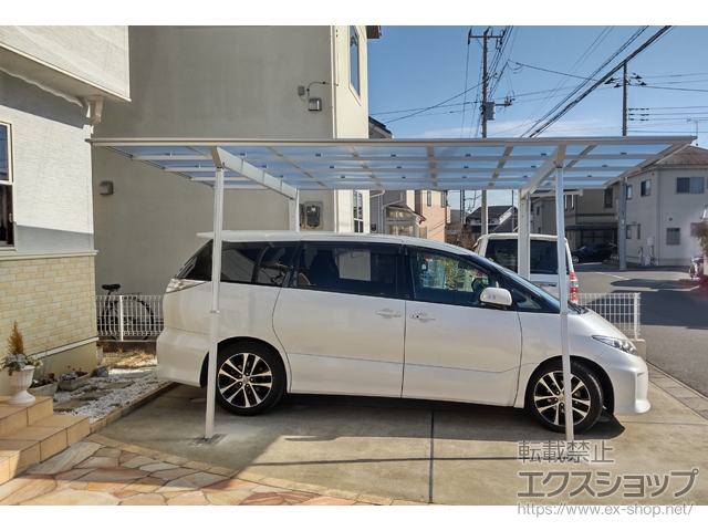 千葉県柏市ののカーポート ソリッドポート 積雪〜20cm対応 施工例