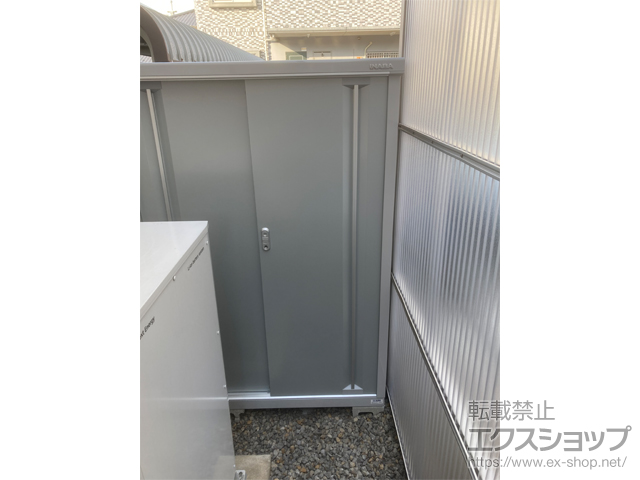 広島県広島市のの物置・屋外倉庫 シンプリー 一般型 1100×755×1603 MJX-117D-PS 施工例