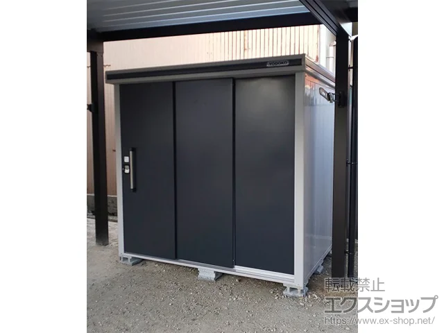 鳥取県野田市のヨドコウの物置・収納・屋外倉庫 エルモ 一般型 2220×1520×2120（LMD-2215） LMD-2215-SM 施工例